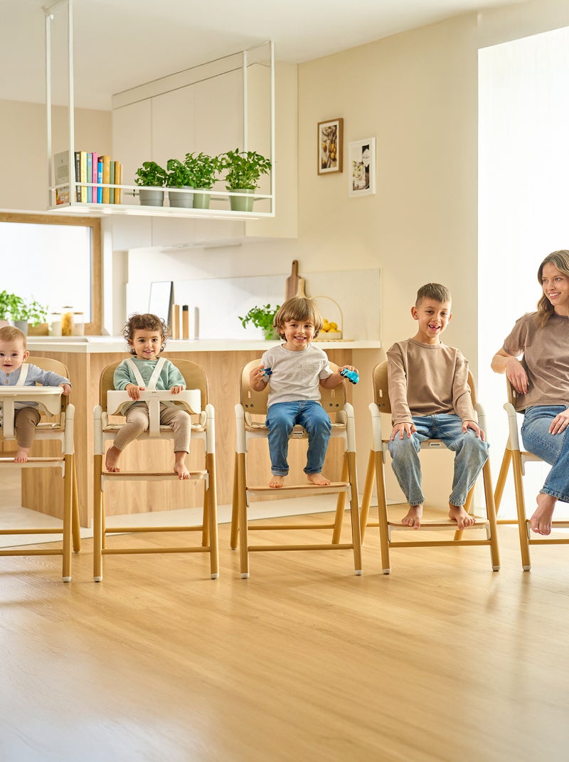 Cadeira de Alimentação 3em1 LIONELO Celia - Até 110 kg - Regulável - Evolutiva Cinza - Kiabi