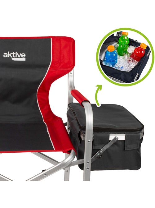 Cadeira de camping diretor com mesa e bolsa térmica aktive - Kiabi Cadeira de camping diretor com mesa e bolsa térmica aktive - Kiabi