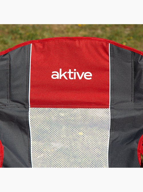 Cadeira de camping dobrável xl com porta-copos aktive - Kiabi Cadeira de camping dobrável xl com porta-copos aktive - Kiabi