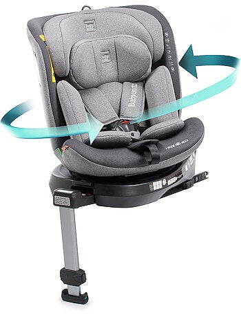 Cadeira de carro Aitana Ifix giratória com pé de apoio 40 - 150 cm Babyauto - GREY ANTHRACITE