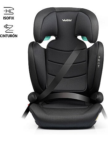 Cadeira de carro Bakan IFix 100 - 150 cm Vivitta - INTENSE BLACK