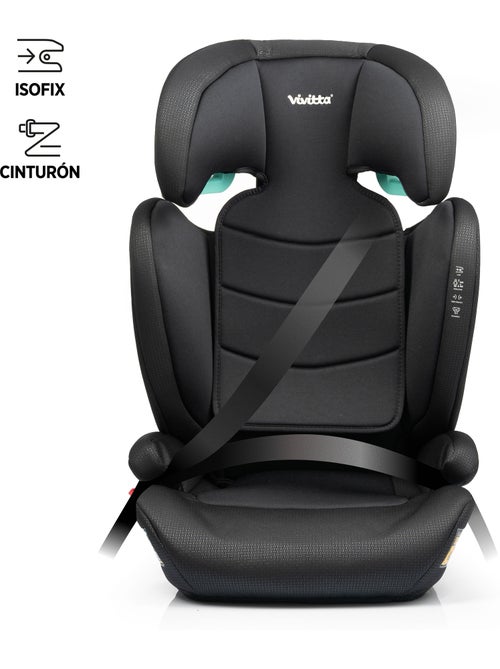 Cadeira de carro Bakan IFix 100 - 150 cm Vivitta - INTENSE BLACK - Kiabi Cadeira de carro Bakan IFix 100 - 150 cm Vivitta - INTENSE BLACK - Kiabi