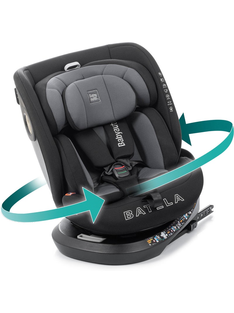 Cadeira de carro Batela I-fix 40 - 150 cm Babyauto - ASH GREY Cinza - Kiabi