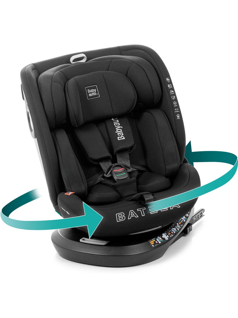 Cadeira de carro Batela I-fix 40 - 150 cm Babyauto - INTENSE BLACK Preto - Kiabi
