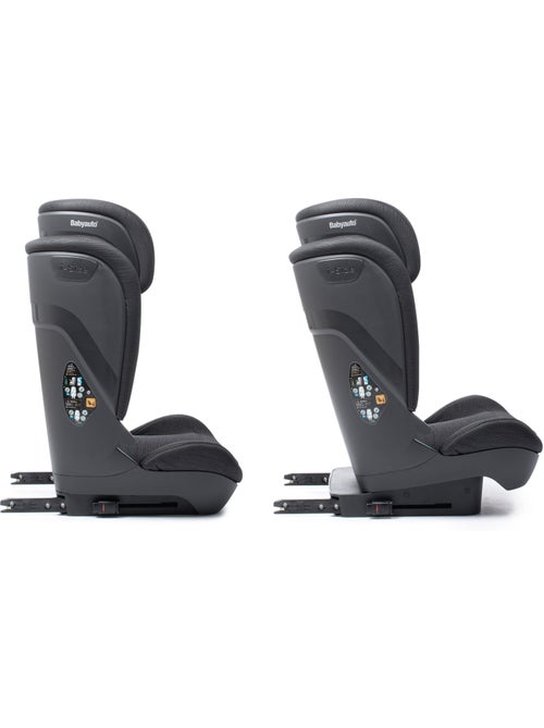 Cadeira de carro Capax Isize Isofix 100 - 150 cm Babyauto - BLACK LINE - Kiabi Cadeira de carro Capax Isize Isofix 100 - 150 cm Babyauto - BLACK LINE - Kiabi