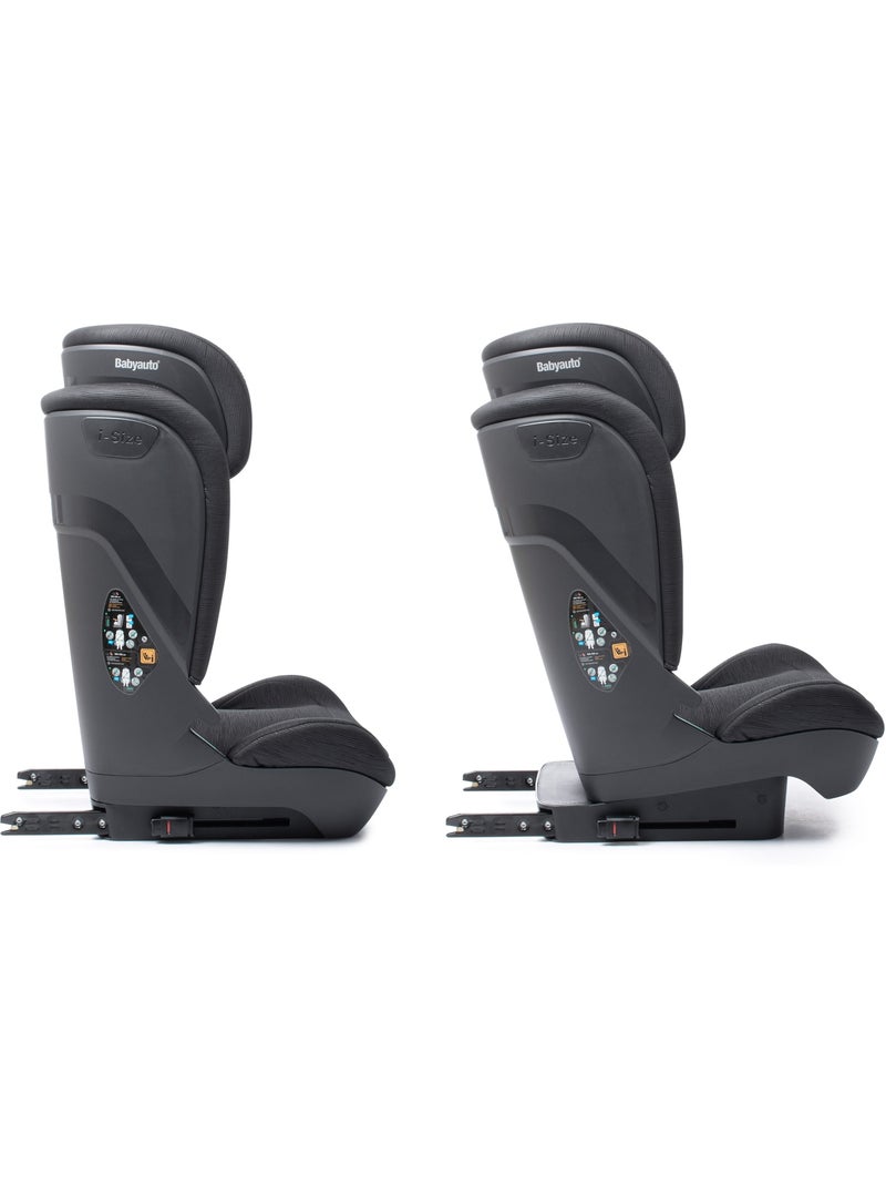 Cadeira de carro Capax Isize Isofix 100 - 150 cm Babyauto - BLACK LINE Preto - Kiabi