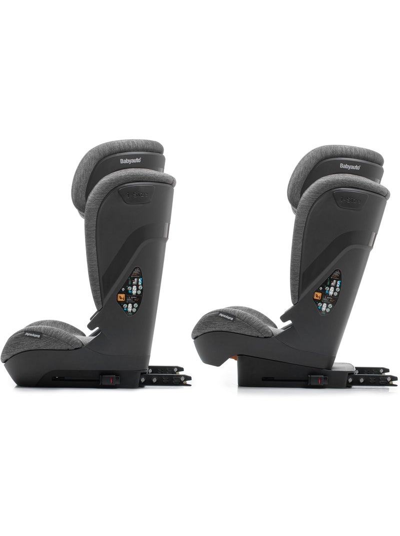 Cadeira de carro Capax Isize Isofix 100 - 150 cm Babyauto - DOBBY GREY Cinza - Kiabi