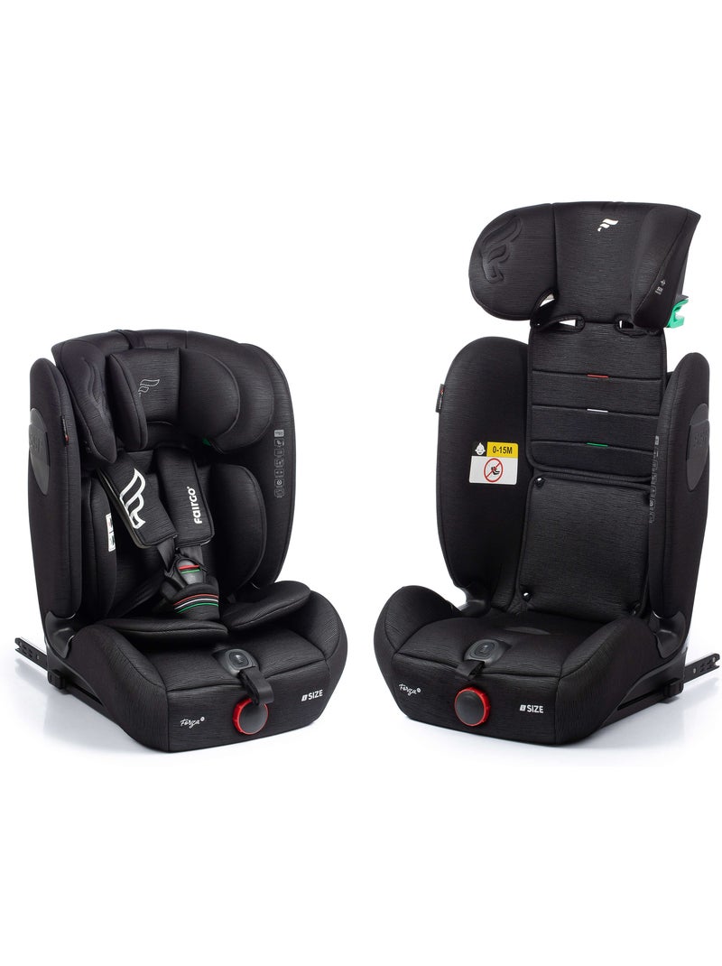 Cadeira de carro FORZA I-SIZE 76 - 150cm Fairgo - BLACK SAND Preto - Kiabi