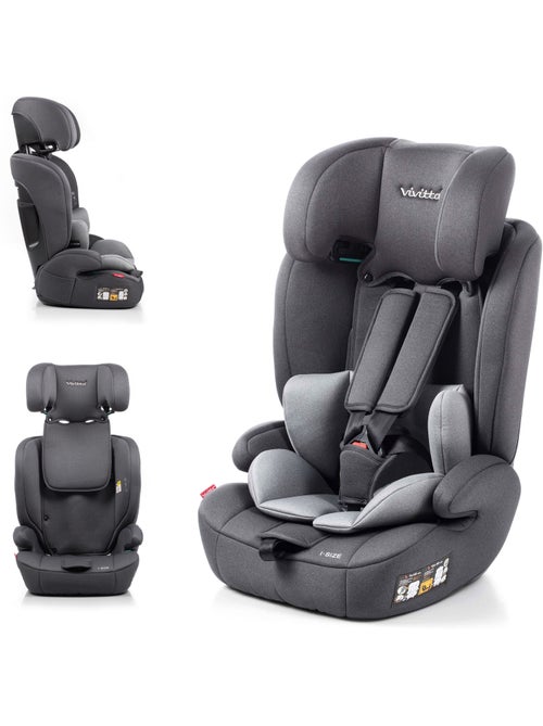 Cadeira de carro Kali Ibelt 76-150 cm Vivitta - ANTHRACITE MELANGE - Kiabi Cadeira de carro Kali Ibelt 76-150 cm Vivitta - ANTHRACITE MELANGE - Kiabi