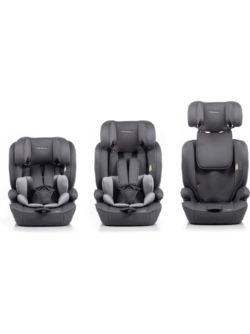 Cadeira de carro Kali Ibelt 76-150 cm Vivitta - ANTHRACITE MELANGE Cinza antracite - Kiabi