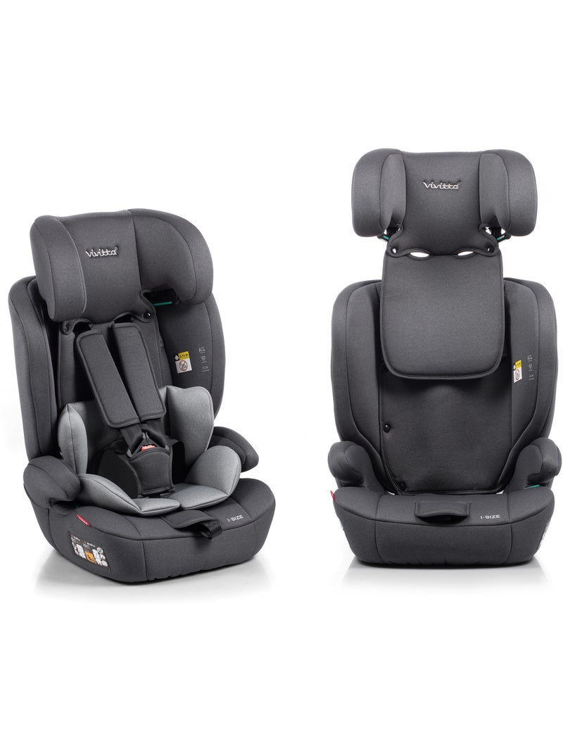 Cadeira de carro Kali Ibelt 76-150 cm Vivitta - ANTHRACITE MELANGE Cinza antracite - Kiabi