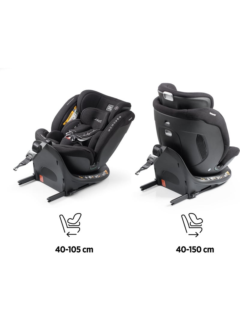 Cadeira de carro Kavan Ifix com Top Tether na base 40 - 150 cm Babyauto - COAL Preto - Kiabi