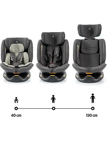Cadeira de carro Kavan Ifix com Top Tether na base 40 - 150 cm Babyauto - COAL