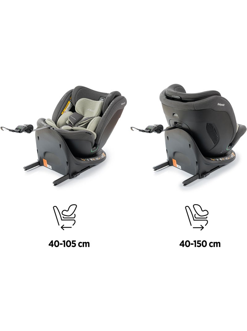 Cadeira de carro Kavan Ifix com Top Tether na base 40 - 150 cm Babyauto  - OLIVE Verde escuro - Kiabi
