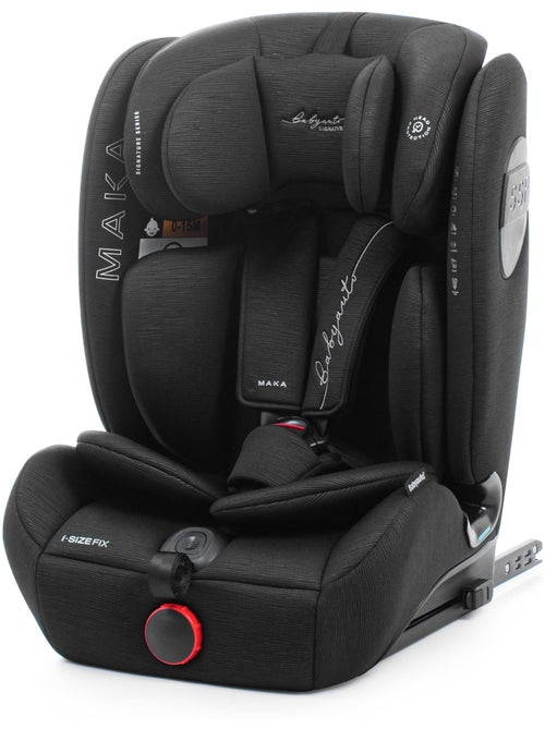 Cadeira de carro Maka Isize Reclinável 76 - 150 cm Babyauto - BLACK LINE EMBOSSED - Kiabi Cadeira de carro Maka Isize Reclinável 76 - 150 cm Babyauto - BLACK LINE EMBOSSED - Kiabi