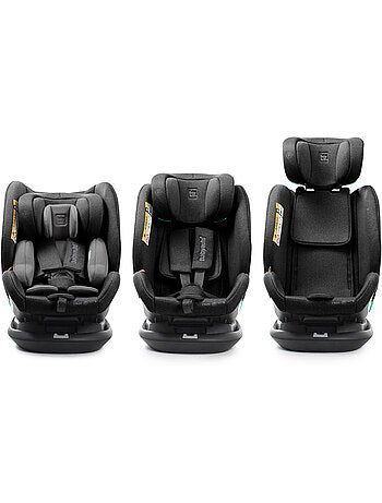 Cadeira de carro Odeas I-Size 40 - 150 cm, Top tether, giratória 360° Babyauto - BLACK ANTHRACITE