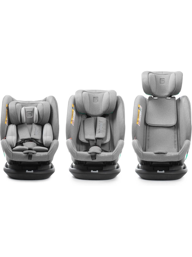 Cadeira de carro Odeas I-Size 40 - 150 cm,  Top tether,  giratória 360° Babyauto - GREY ANTHRACITE Cinza escuro - Kiabi