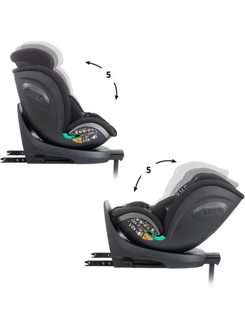 Cadeira de carro Scudda I-Size Isofix Giratória 40-150 cm Babyauto - COAL - Kiabi Cadeira de carro Scudda I-Size Isofix Giratória 40-150 cm Babyauto - COAL - Kiabi