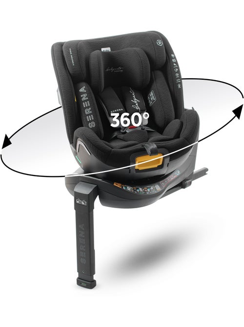 Cadeira de carro Serena Ifix 40 150 cm, Giratória com pé de apoio Babyauto - COAL - Kiabi Cadeira de carro Serena Ifix 40 150 cm, Giratória com pé de apoio Babyauto - COAL - Kiabi