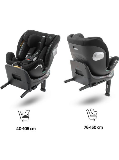 Cadeira de carro Serena Ifix 40 150 cm, Giratória com pé de apoio Babyauto - COAL - Kiabi Cadeira de carro Serena Ifix 40 150 cm, Giratória com pé de apoio Babyauto - COAL - Kiabi