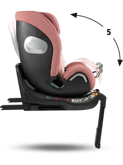 Cadeira de carro Serena Ifix 40 150 cm, Giratória com pé de apoio Babyauto - CORAL - Kiabi Cadeira de carro Serena Ifix 40 150 cm, Giratória com pé de apoio Babyauto - CORAL - Kiabi