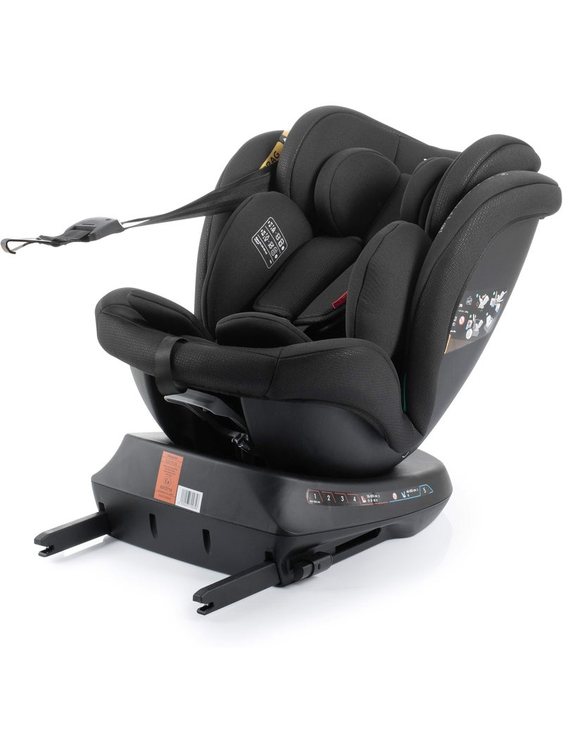 Cadeira de carro Sigma Isize 40 - 150 cm Vivitta - INTENSE BLACK Preto - Kiabi