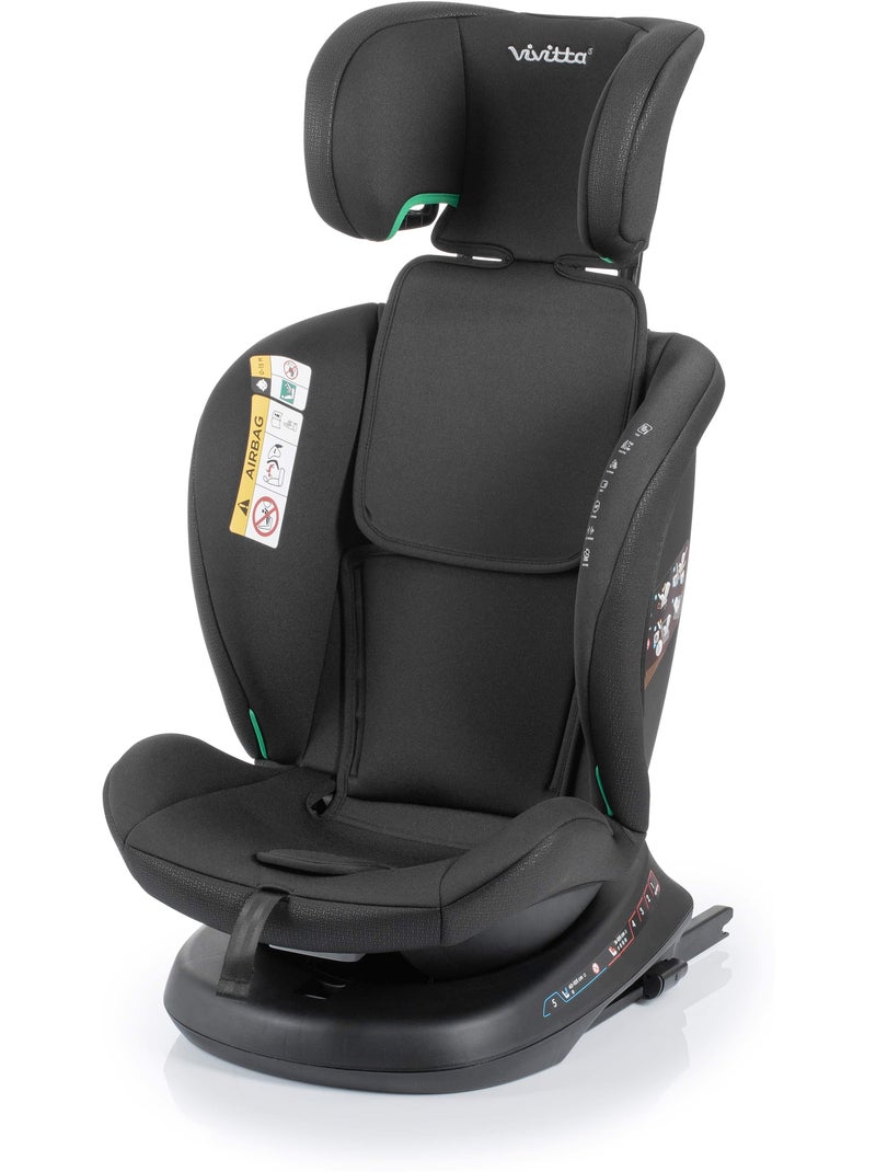 Cadeira de carro Sigma Isize 40 - 150 cm Vivitta - INTENSE BLACK Preto - Kiabi