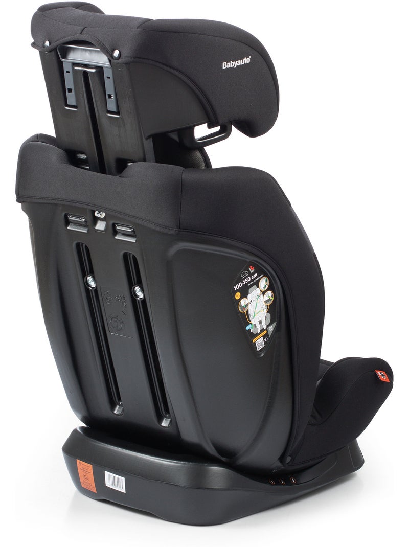 Cadeira de carro Sokoa Reclinável Ibelt 100 150 cm Babyauto - INTENSE BLACK Preto - Kiabi