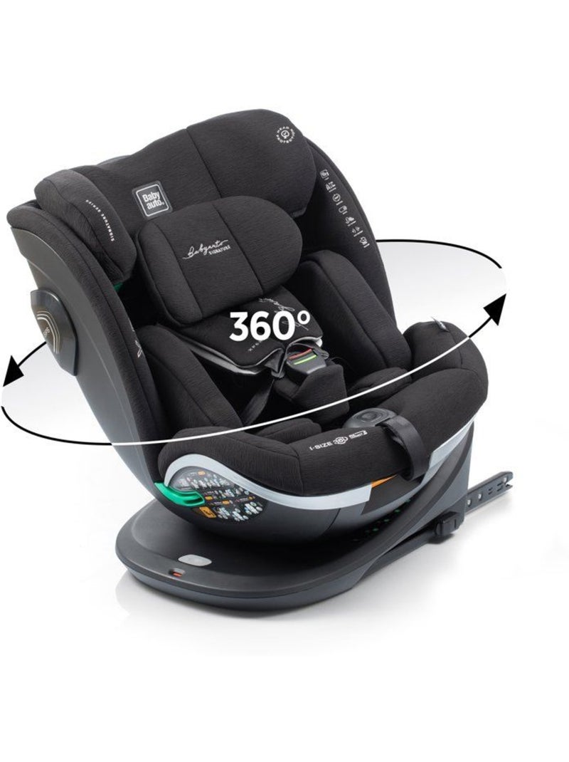 Cadeira de carro Xperta I-Size Isofix, Giratória 360° 40 - 150 cm Babyauto - COAL Cinza antracite - Kiabi