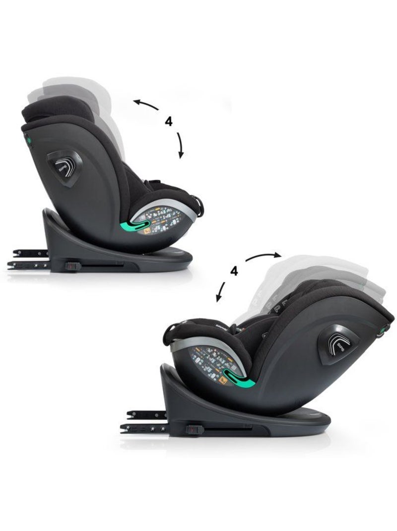 Cadeira de carro Xperta I-Size Isofix, Giratória 360° 40 - 150 cm Babyauto - COAL Cinza antracite - Kiabi