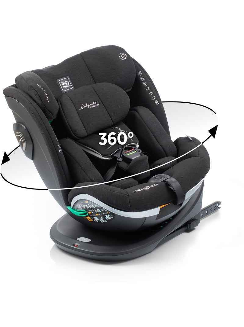 Cadeira de carro Xperta I-Size Isofix, Giratória 360° 40 - 150 cm Babyauto - COAL Preto - Kiabi