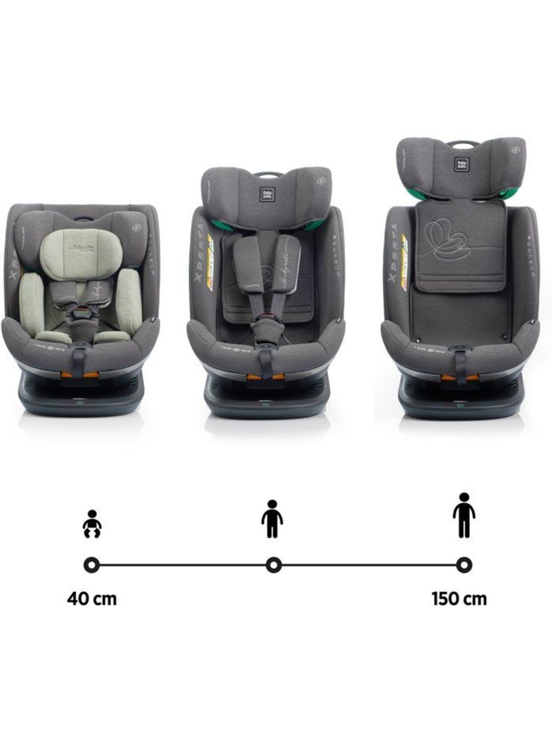 Cadeira de carro Xperta I-Size Isofix, Giratória 360° 40 - 150 cm Babyauto - OLIVE Verde oliva - Kiabi