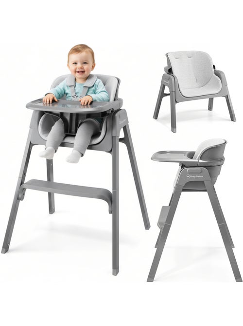 Cadeira de refeição evolutiva 3 em 1 moby-system noxi desde 6 meses - Kiabi Cadeira de refeição evolutiva 3 em 1 moby-system noxi desde 6 meses - Kiabi
