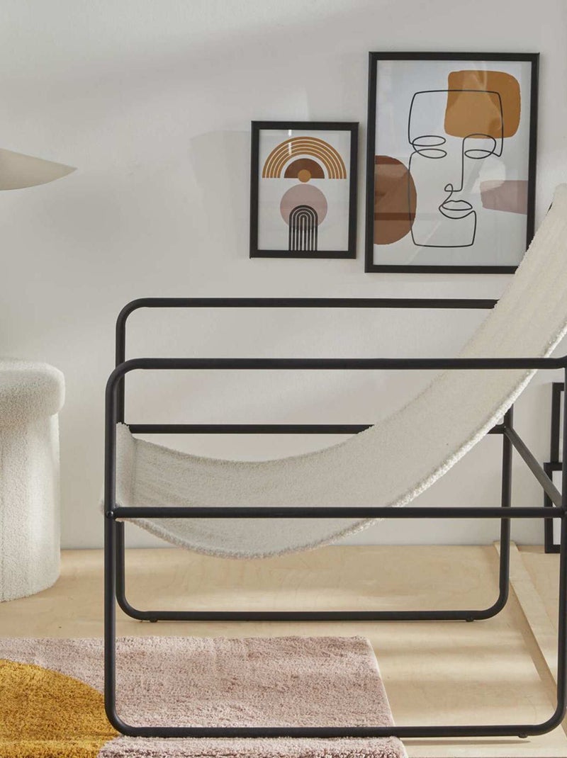 Cadeira de relax de malha borboto BRANCO - Kiabi