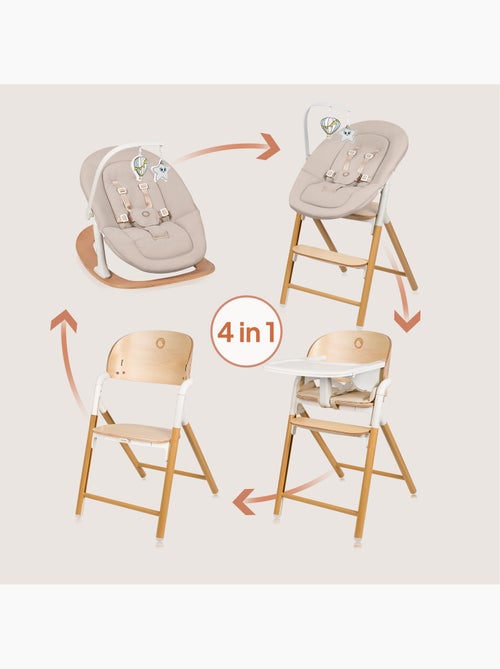 Cadeira Evolutiva 4em1 LIONELO Celia Set - Espreguiçadeira - Até 110 kg - Regulável - Kiabi