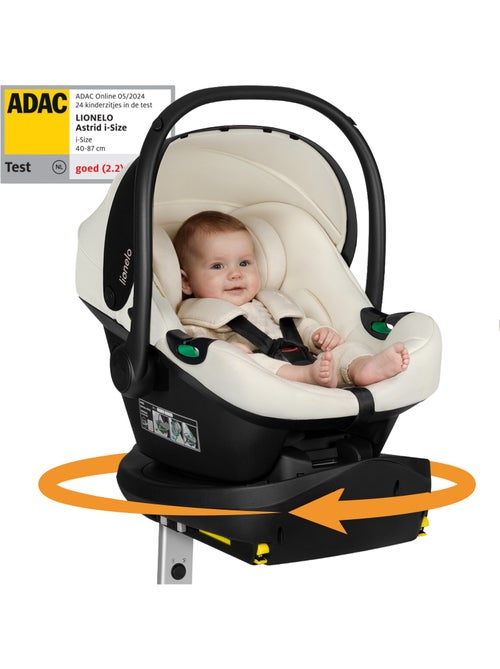 Cadeirinha de bebé com base isofix 180° - astrid i-size - premiada pelo adac - cadeira auto 40-87cm - Kiabi