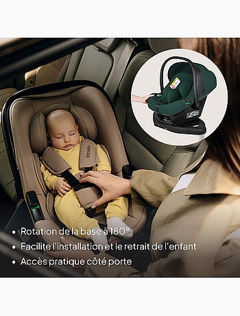 Cadeirinha de bebé com base isofix 180° - astrid i-size - premiada pelo adac - cadeira auto 40-87cm