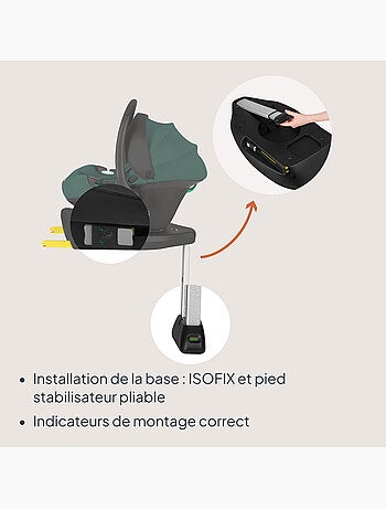 Cadeirinha de bebé com base isofix 180° - astrid i-size - premiada pelo adac - cadeira auto 40-87cm