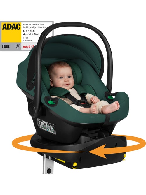 Cadeirinha de bebé com base isofix 180° - astrid i-size - premiada pelo adac - cadeira auto 40-87cm - Kiabi