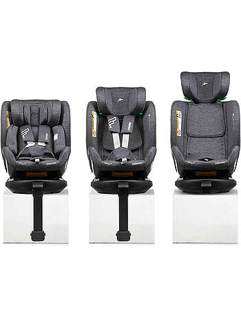 Cadiera de carro Corazza I-Size 40-150 cm, Giratória 360° con pé de apoio Fairgo - STONE GREY
