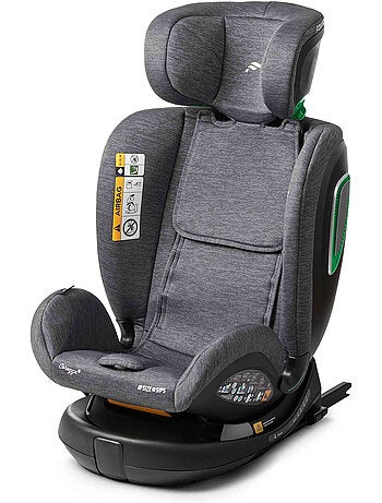Cadiera de carro Corazza I-Size 40-150 cm, Giratória 360° con pé de apoio Fairgo - STONE GREY