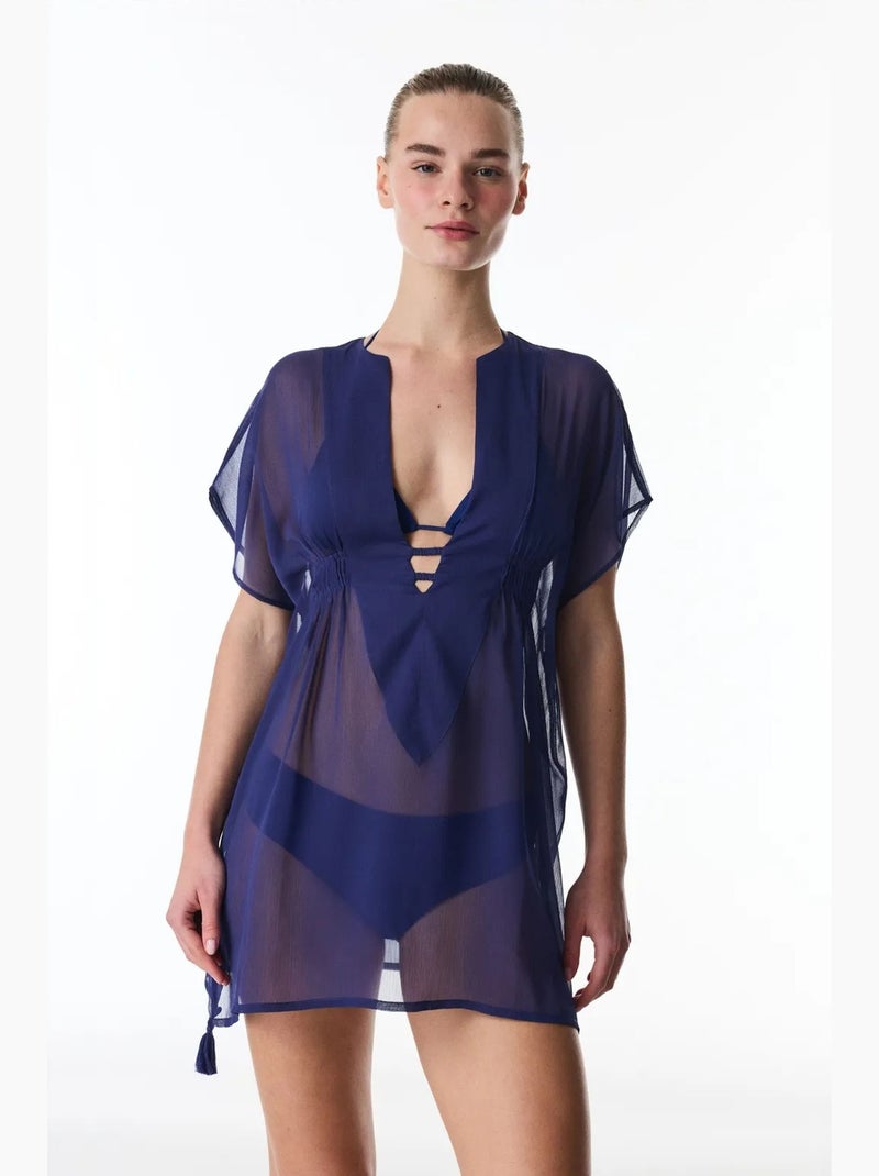 Caftan básico penti Azul-marinho - Kiabi