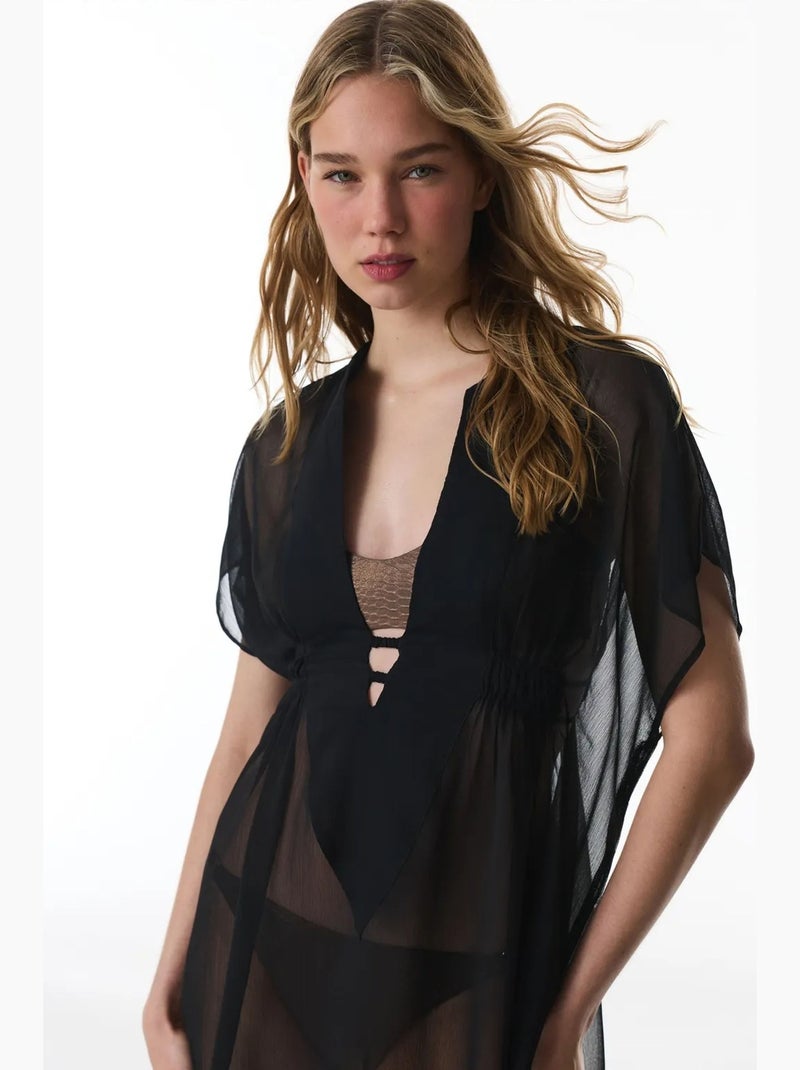 Caftan básico penti Preto - Kiabi