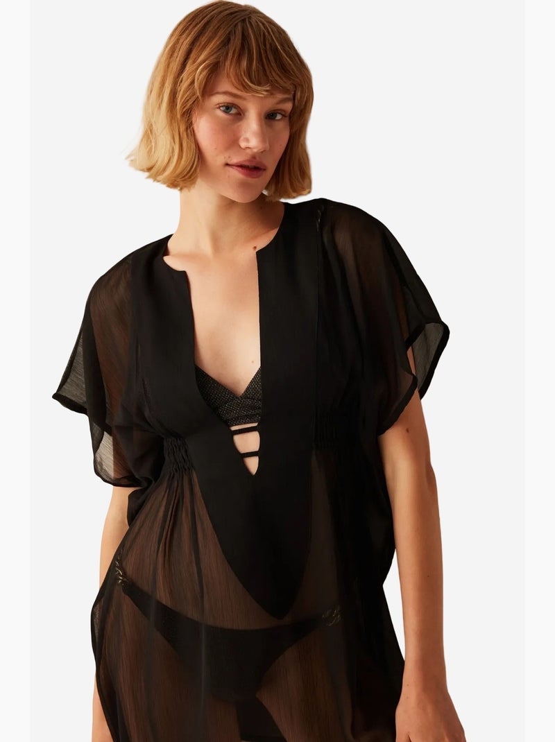 Caftan básico penti Preto - Kiabi