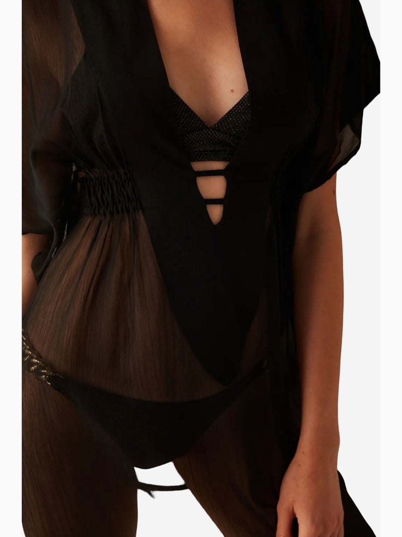 Caftan básico penti Preto - Kiabi