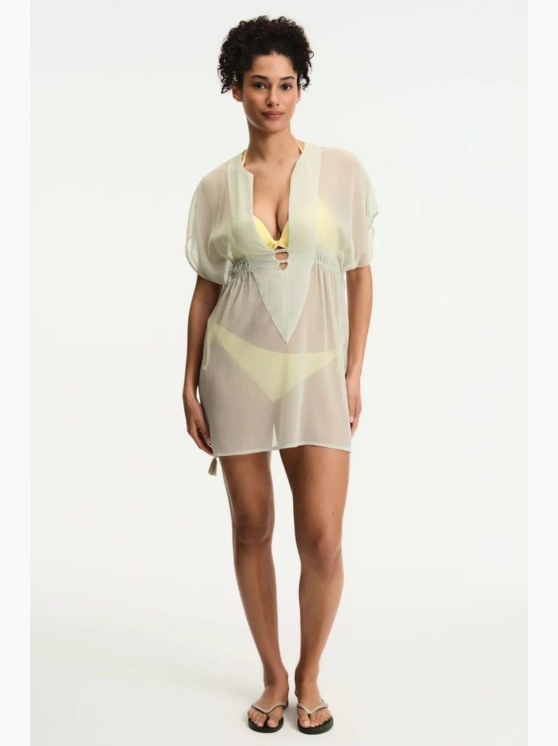 Caftan básico penti Verde menta - Kiabi
