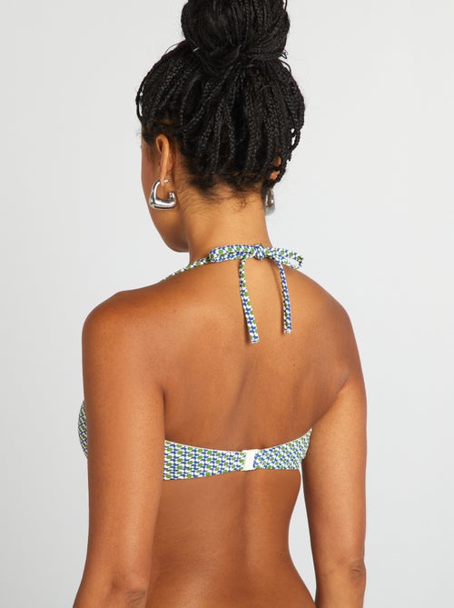 Caicai de fato de banho com estampado geométrico - Kiabi