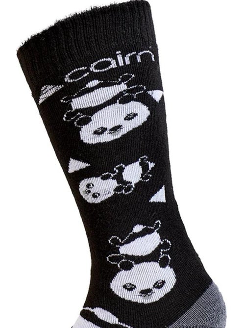 Cairn spirit meias de criança pretas/brancas - pack 2 pares - Kiabi