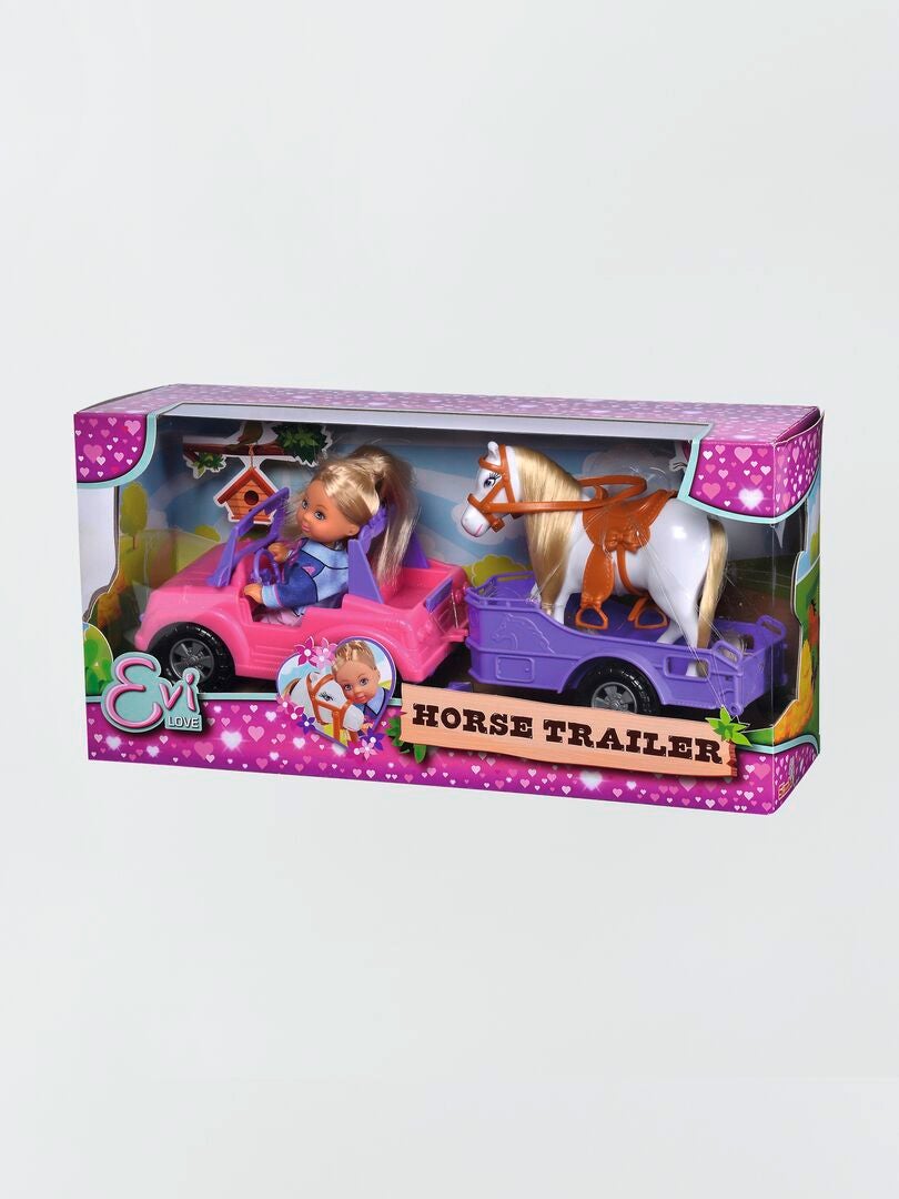 Barbie boneca cavalo branco princesa fogos de artifício mini pista de  corrida playset família bebê menina brinquedos casa para aniversário menina  brinquedos para crianças - AliExpress