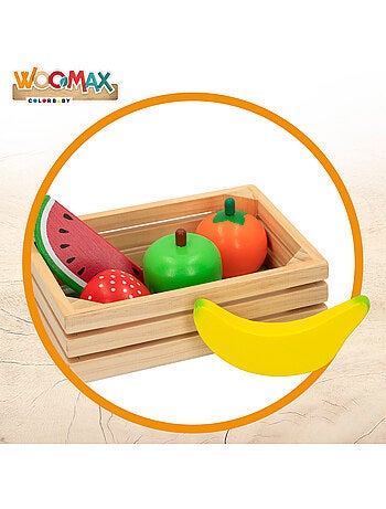 Caixa com alimentos de madeira WOOMAX
